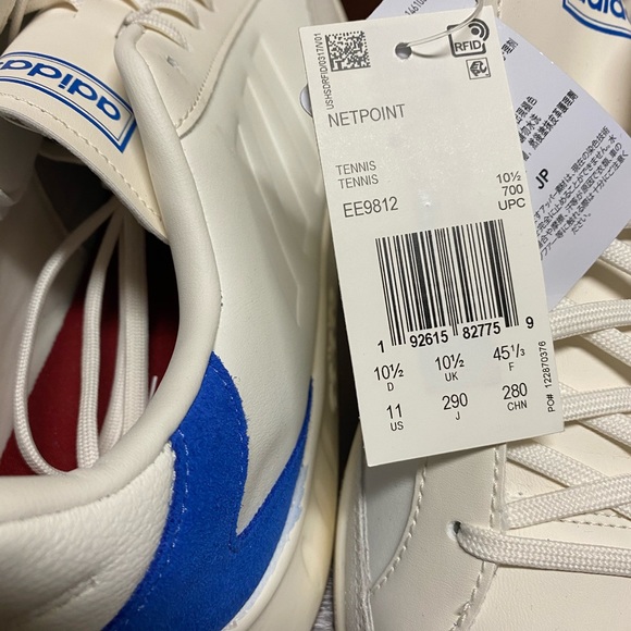 Adidas Netpoint Tennis Shoes Mens Size 10 11 White - Picture 5 of 5